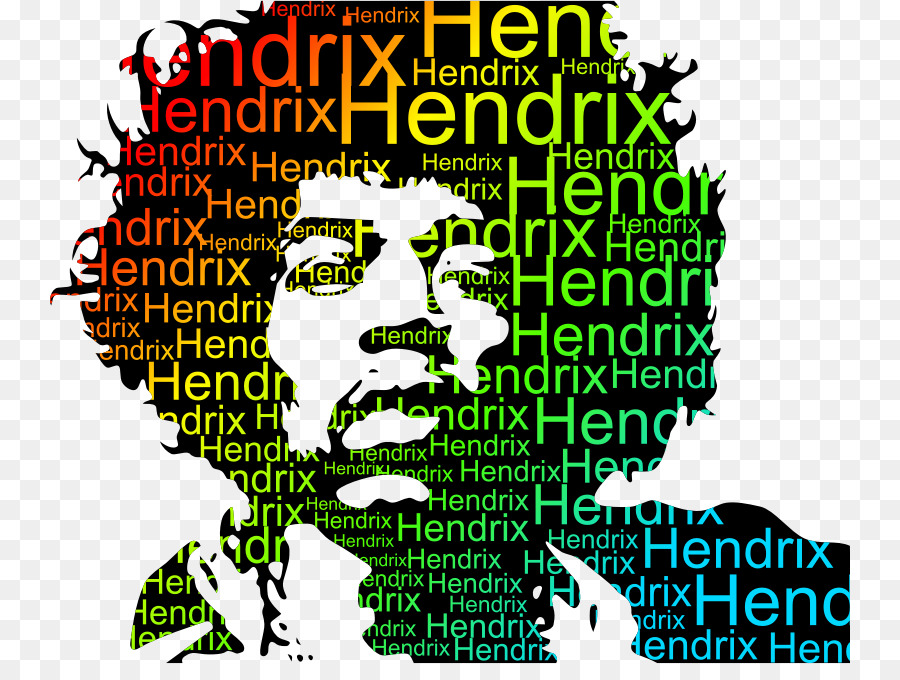 Hendrix Silüeti，Metin PNG