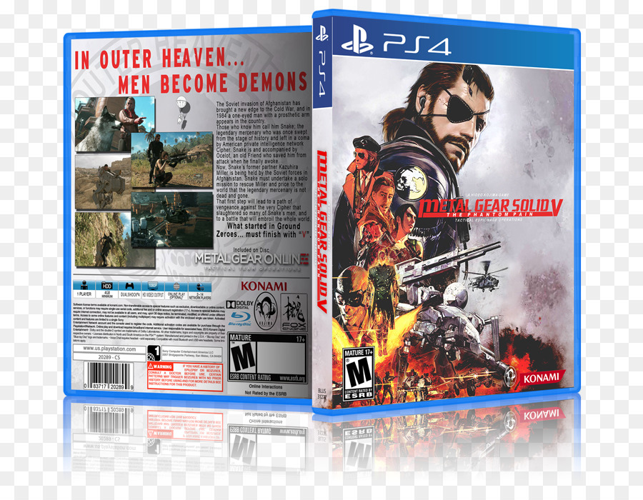 Metal Gear Solid V Phantom Pain，Bir Xbox PNG