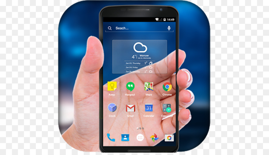 şeffaf Ekran，Android PNG