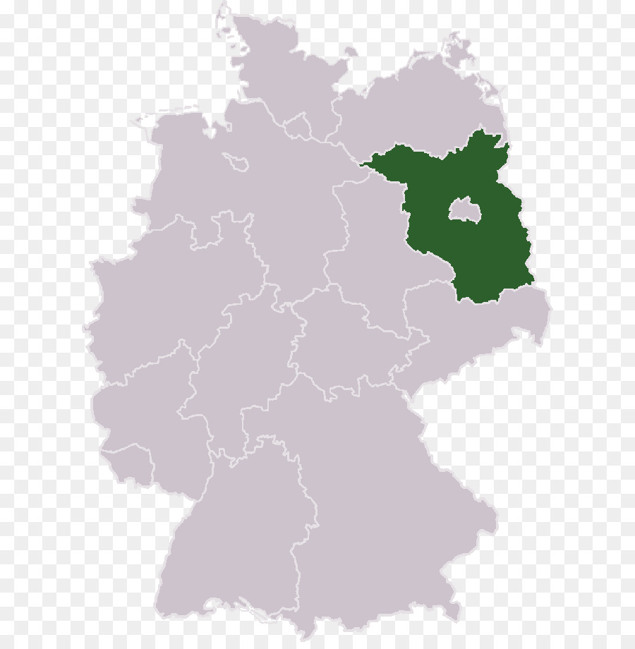 Almanya Nın Devletleri，Harita PNG