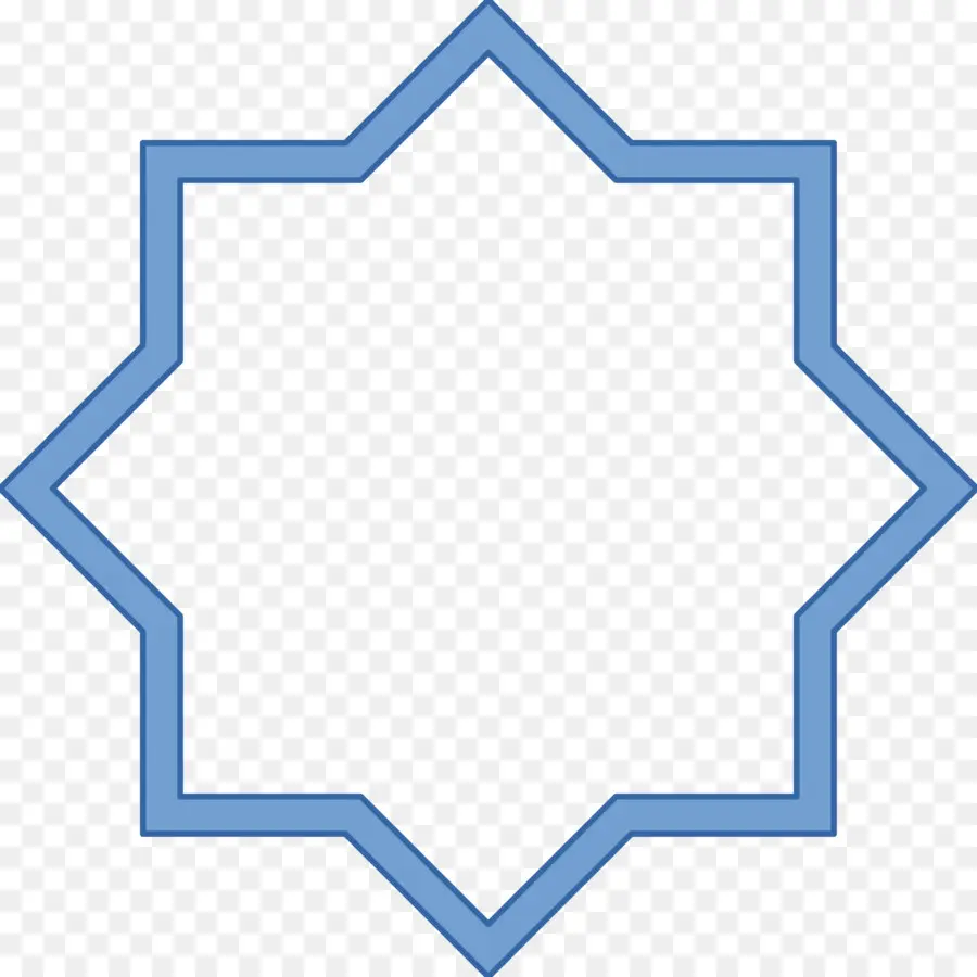 Mavi Yıldız，Geometrik PNG