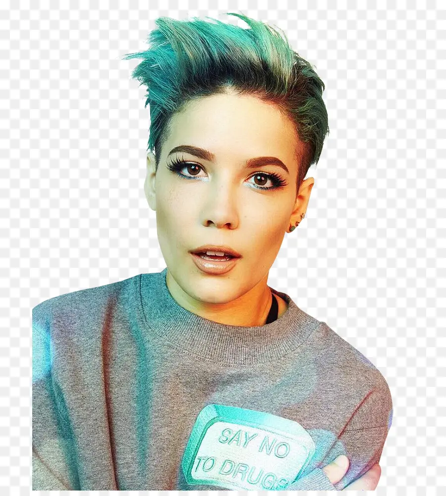 Halsey，Saç Modeli PNG