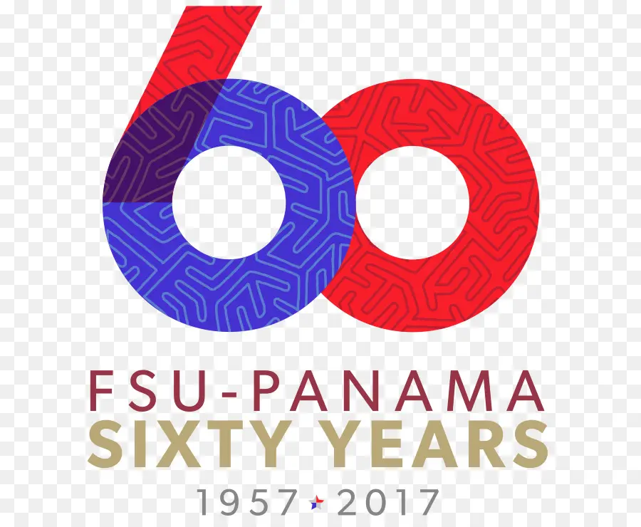 60 Yıldönümü Logosu，Fsu Panama PNG