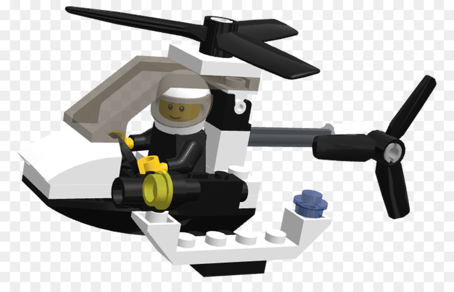 Lego Helikopter，Pilot PNG