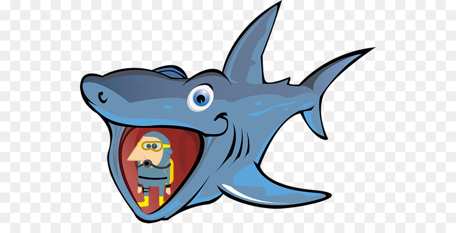Köpekbalığı，Karikatür PNG
