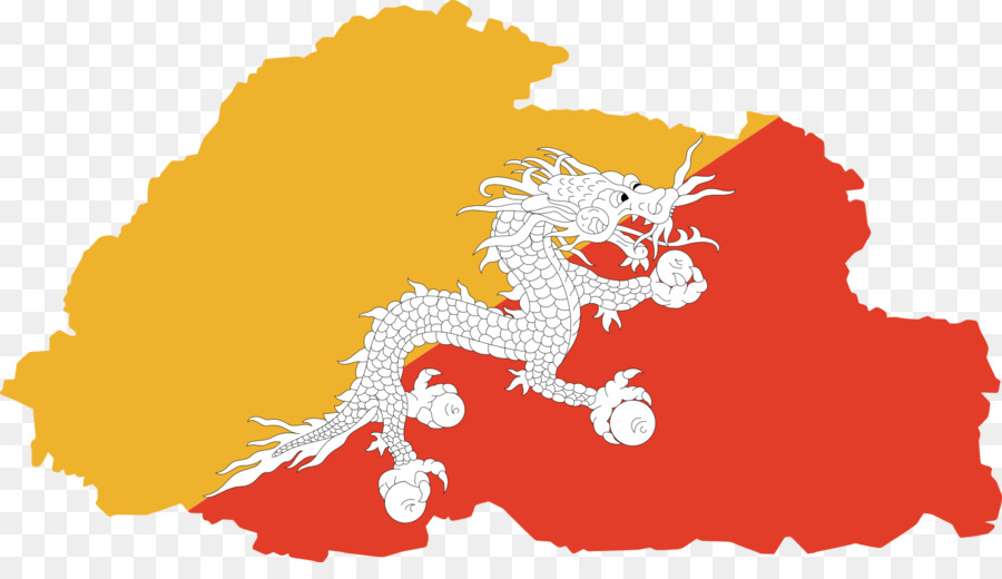 Bhutan，Bhutan Bayrağı PNG