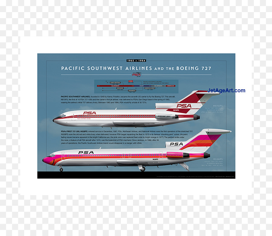 Boeing 747，Boeing 727 PNG