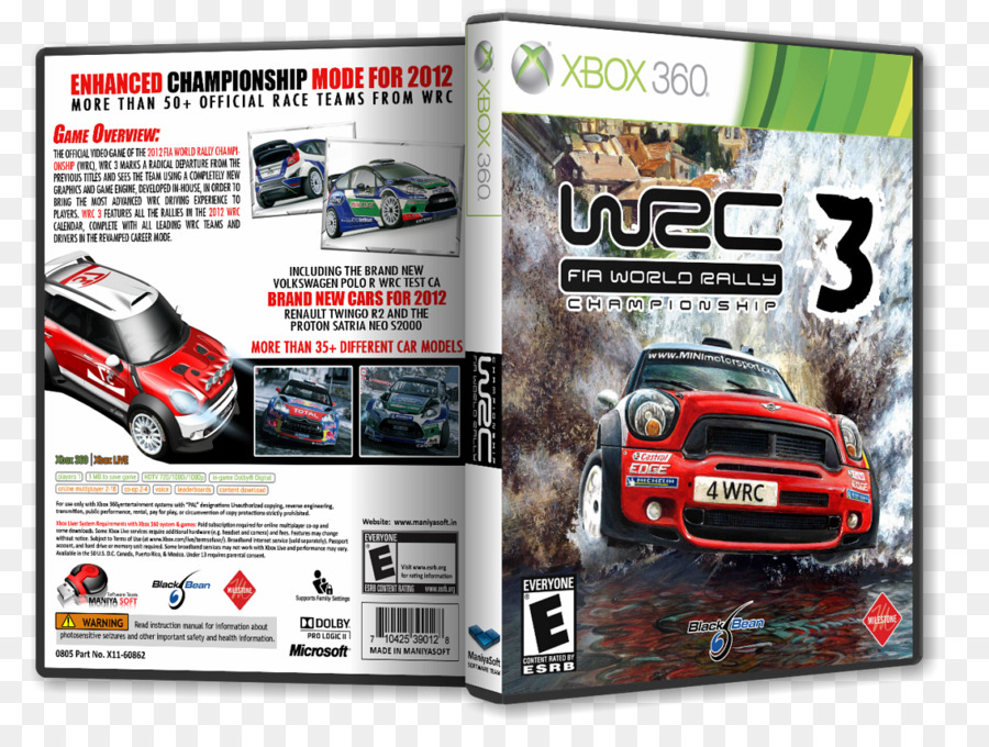 Xbox 360，Wrc Fıa Dünya Ralli Şampiyonası PNG