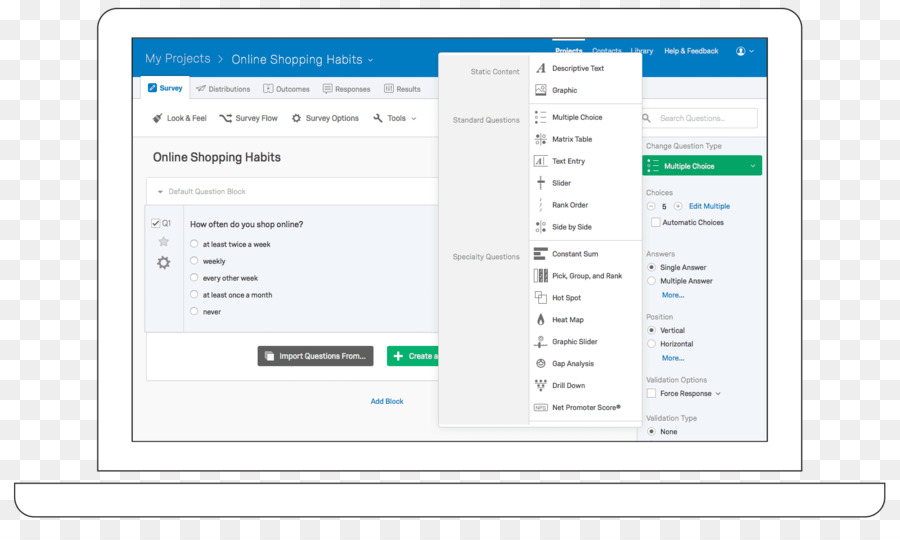 Qualtrics，Araştırma PNG