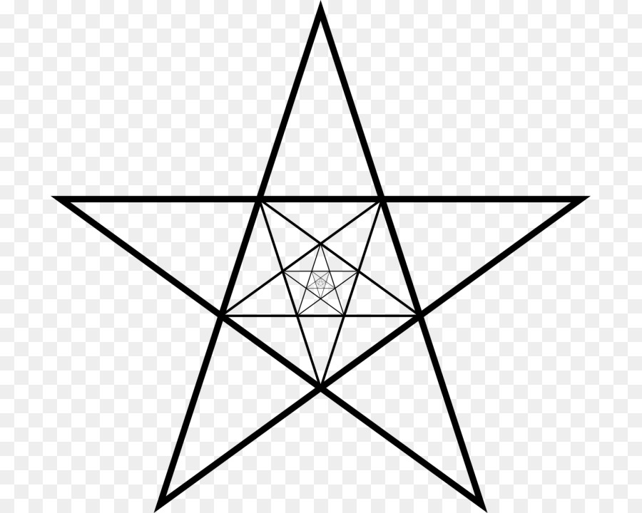 Fivepointed Yıldız，Üçgen PNG