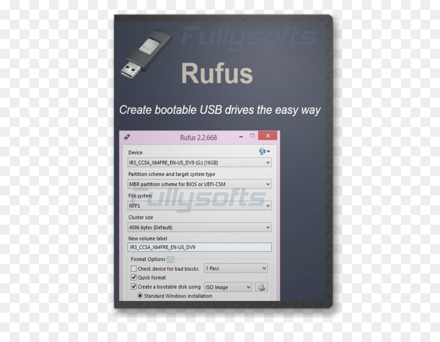 Rufus，Usb Flash Sürücüler PNG