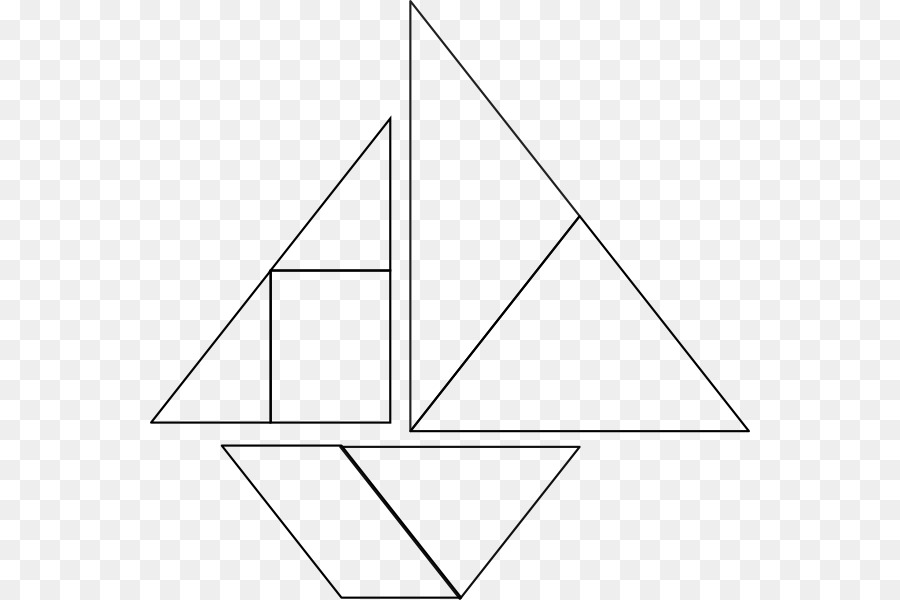 Tangram，Geometrik PNG