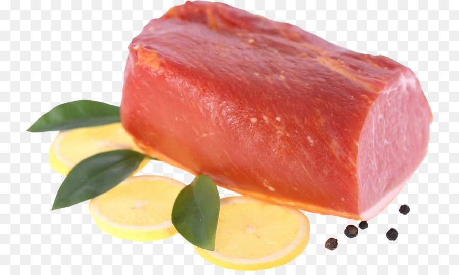 Bayonne jambon Pastırma Kırmızı et jambon şeffaf PNG görüntüsü