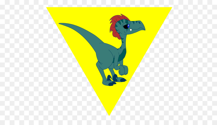 Velociraptor，Sarı PNG