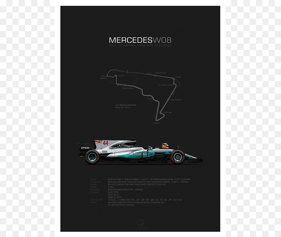 Mercedes Amg F1 W08 Eq Güç，Mercedesbenz PNG