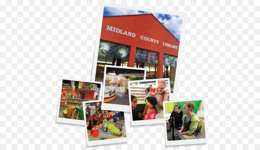 Midland County Halk Kütüphanesi Merkez Kütüphanesi，Midland Ilçe Halk Kütüphanesi PNG