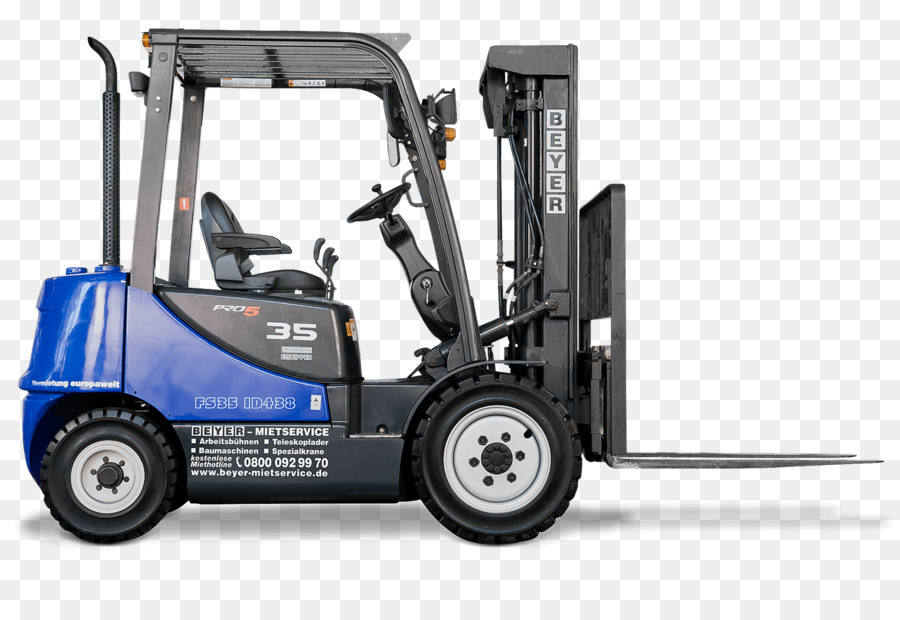 Mavi Forklift，Endüstriyel PNG