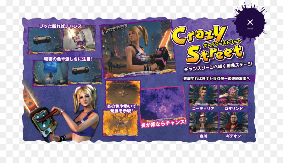 Lollipop Chainsaw，Pachi PNG