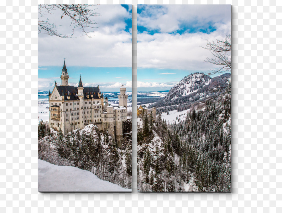 Neuschwanstein Kalesi，Hohenschwangau Kalesi PNG