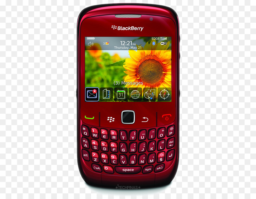 Blackberry Curve 9300，Böğürtlen PNG
