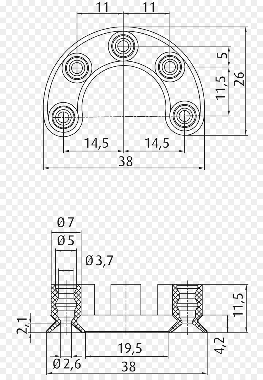 Teknik çizim，Kat Planı PNG