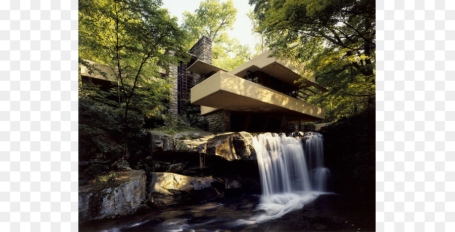 Fallingwater，Frank Lloyd Wright Home Ve Stüdyosu PNG