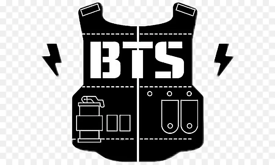 Bts Logosu，Siyah PNG