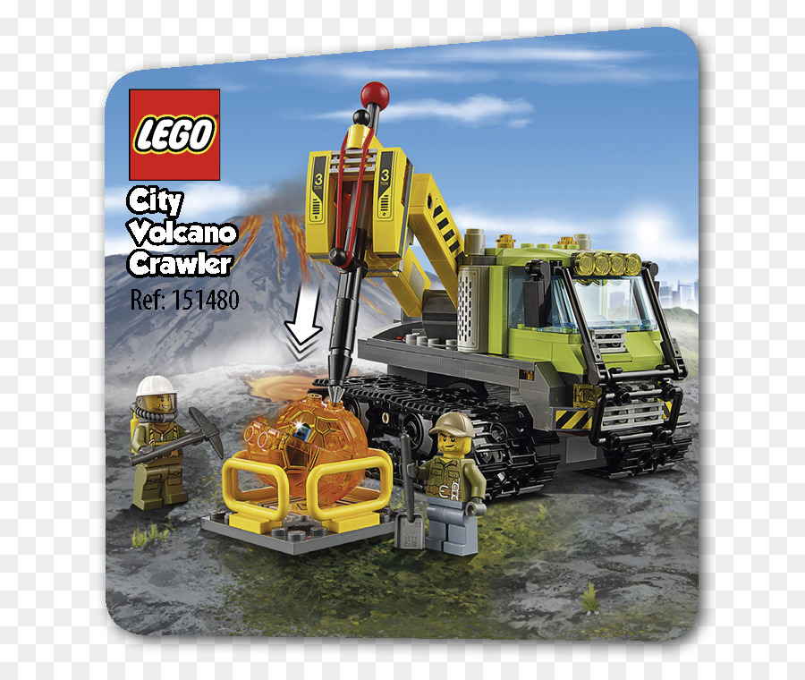 Lego，Lego 60122 şehir Volkan Paletli PNG