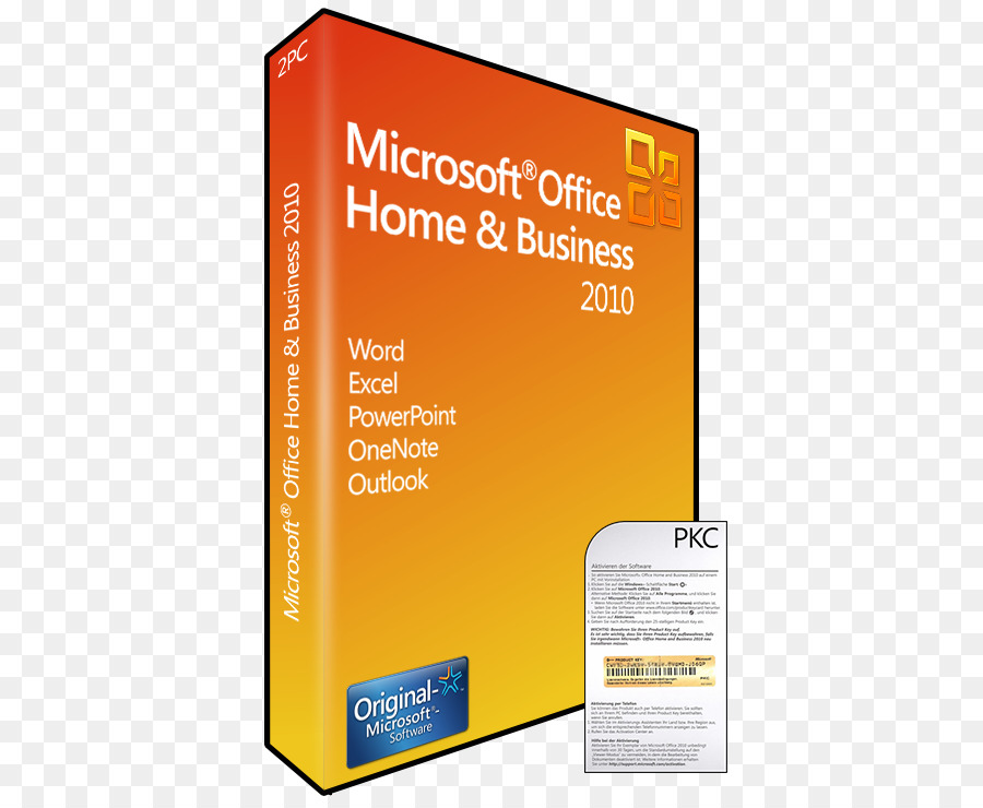 Microsoft Office 2010，üretkenlik PNG