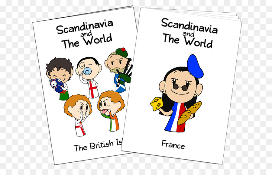 İskandinavya Ve Dünya，Karikatür PNG