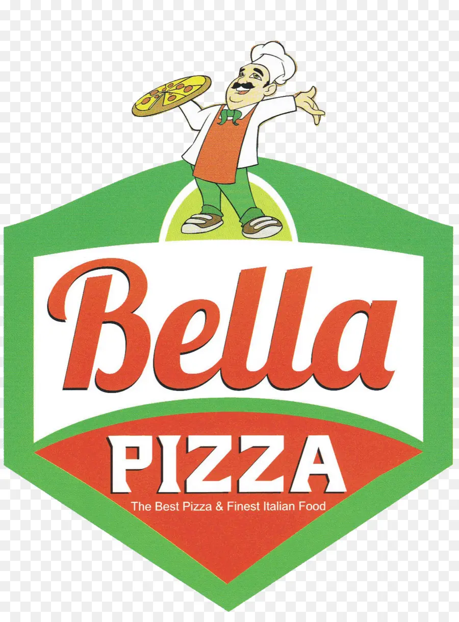 Bella Pizza Logo，Restoran PNG