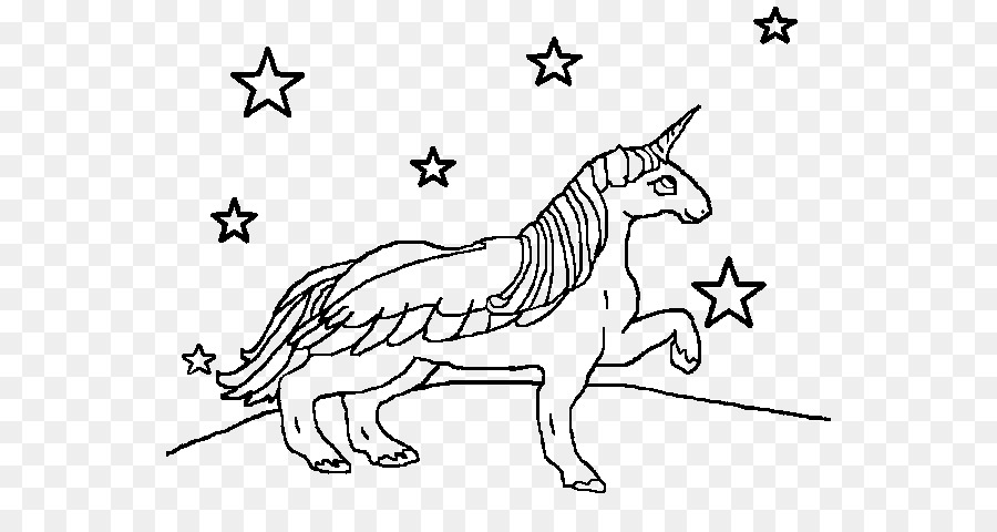 Kanatli Unicorn Boyama Kitabi Cizim Colorir Icin Unicorn Seffaf