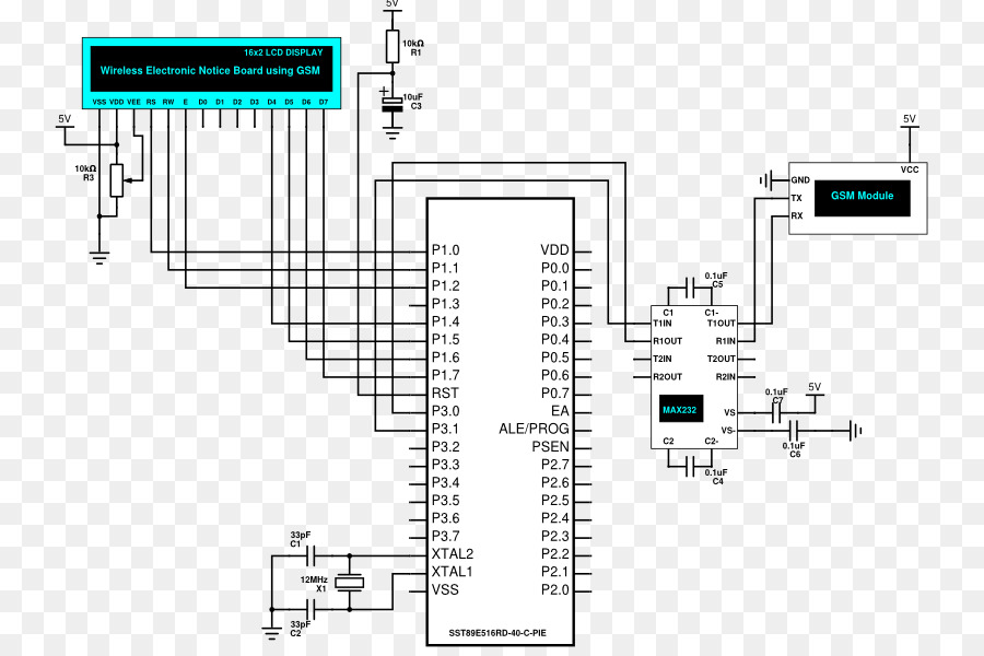 Elektronik Bileşen，Devre şeması PNG