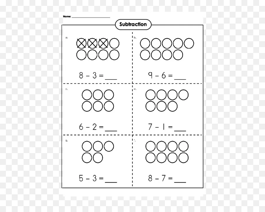 Çıkarma Çalışma Sayfası，Matematik PNG