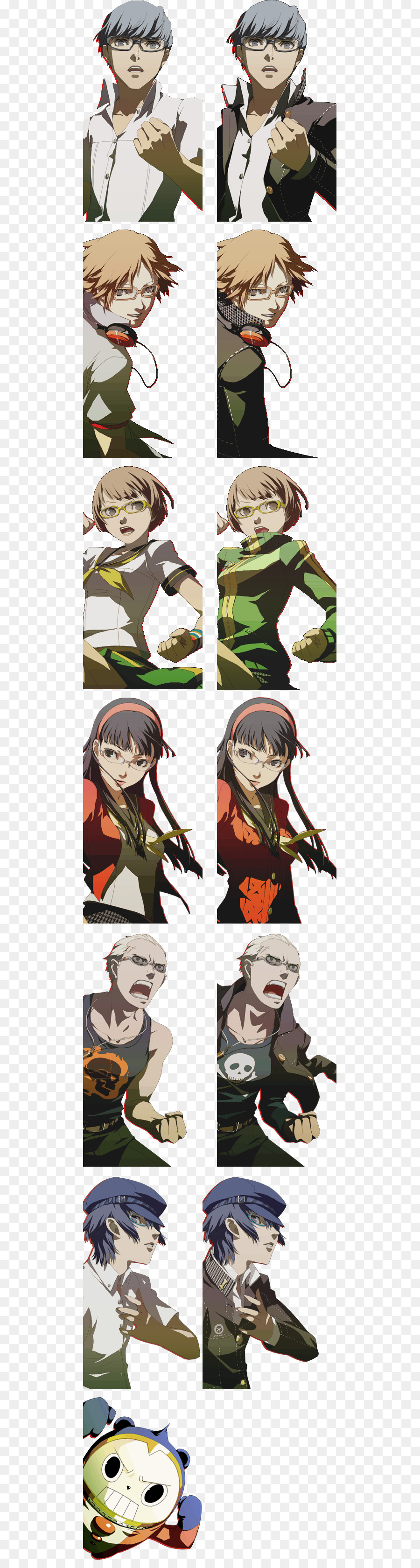 4 Shin Megami Tensei Persona，5 Kişi PNG