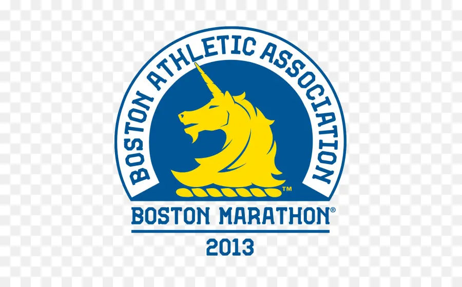 Boston Maratonu Logosu，Tek Boynuzlu At PNG