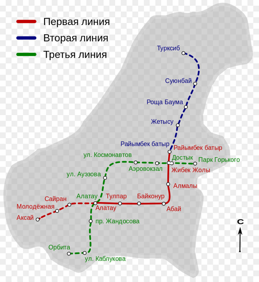 Almatı Metro，Almatı PNG