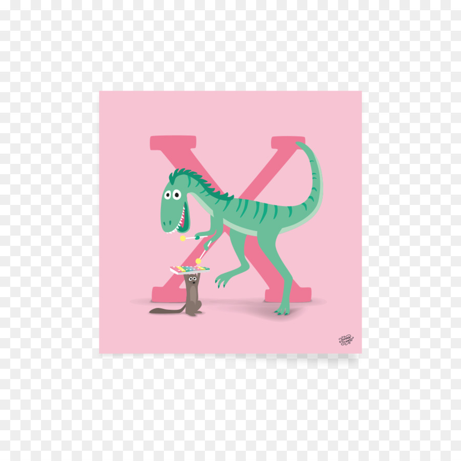Velociraptor，Pembe M PNG