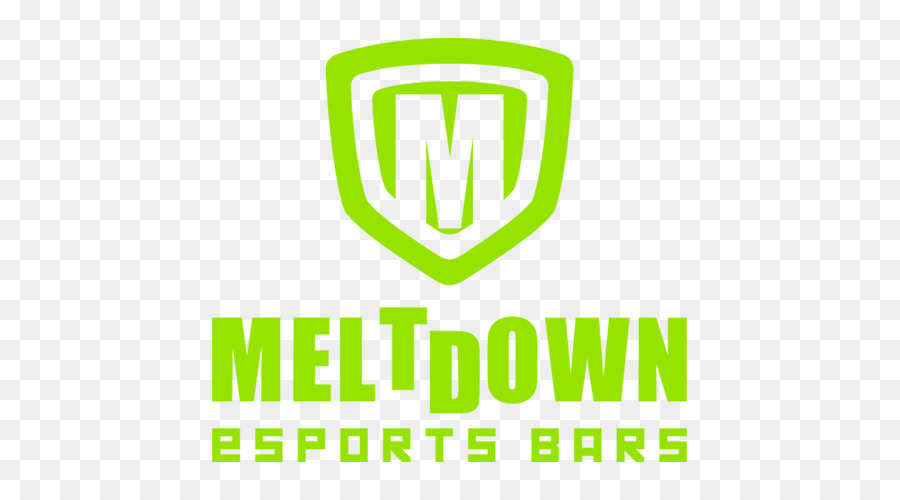 Meltdown Esports Barları Logosu，Yeşil PNG