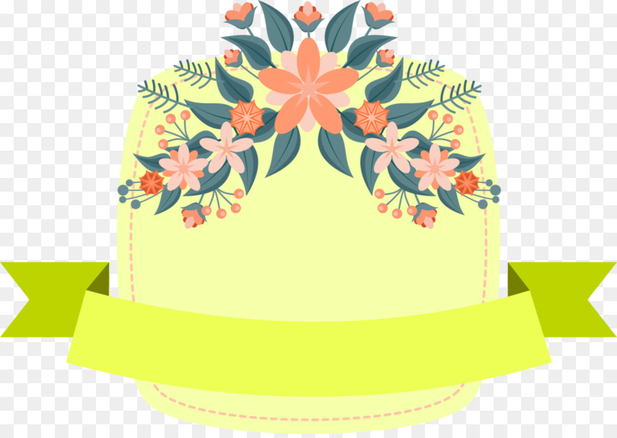 çiçek，şapka PNG