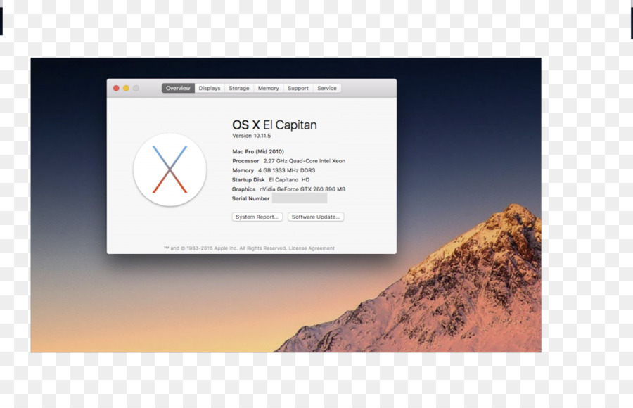 Macos，Os X El Capitan PNG