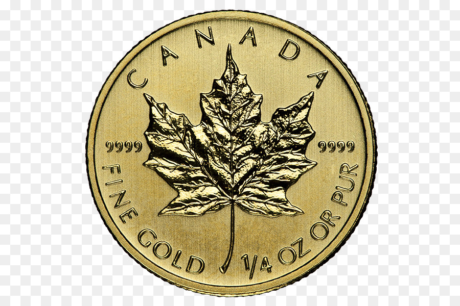 Kanada Altın Maple Leaf，Külçe Sikke PNG
