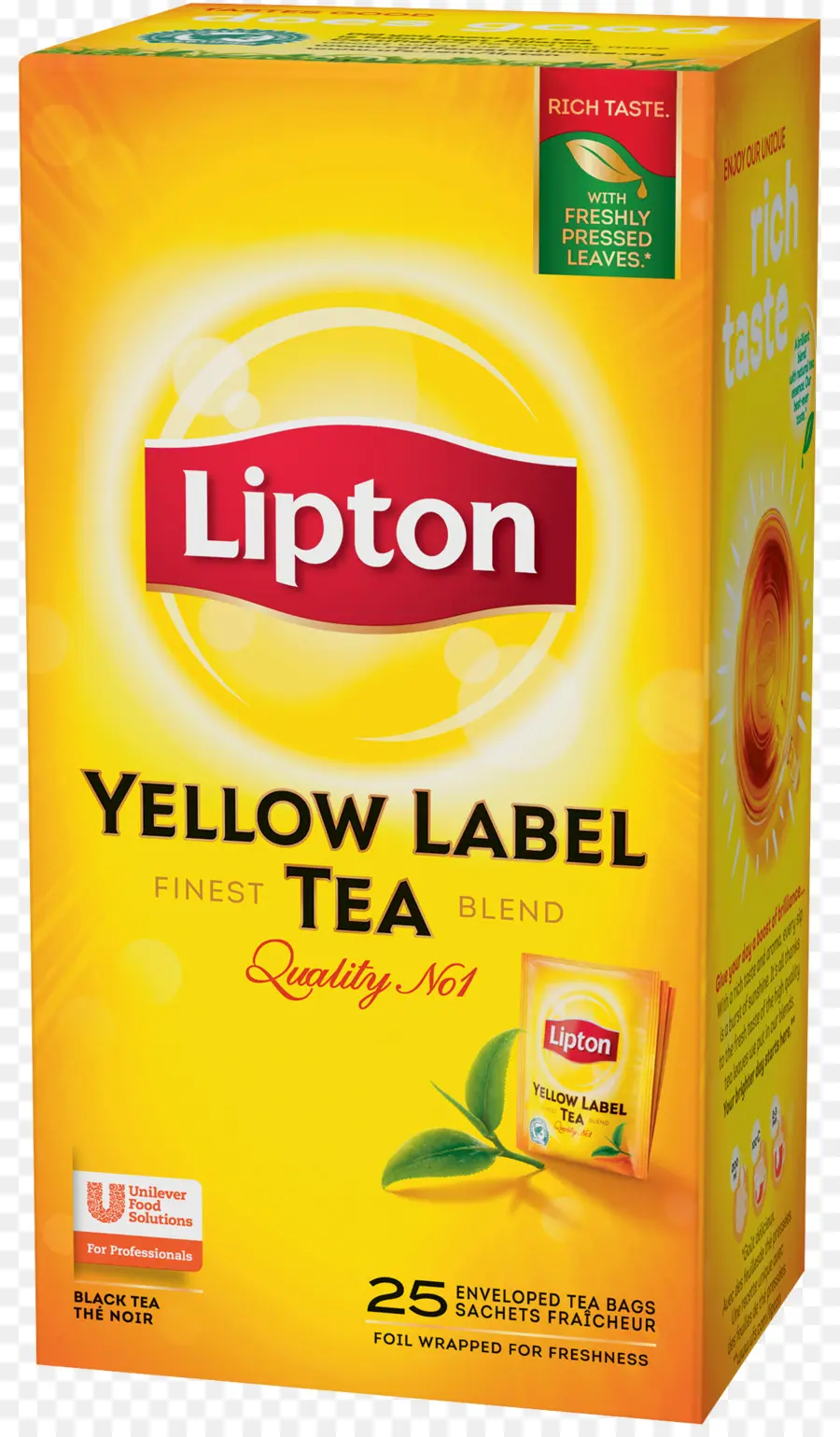 Lipton Sarı Etiket Çayı，çay Poşetleri PNG