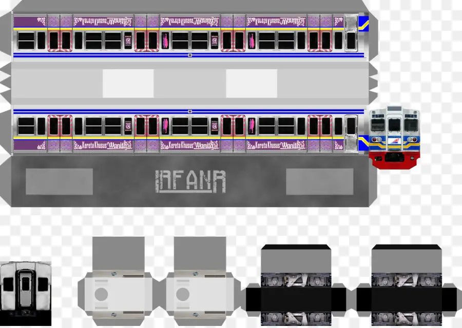 Kağıt Tren Modeli，Tren PNG