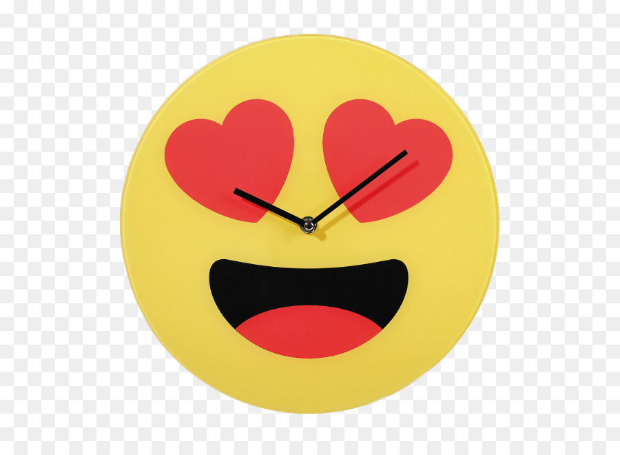 Kalp Gözler Emoji Saat，Emoji PNG