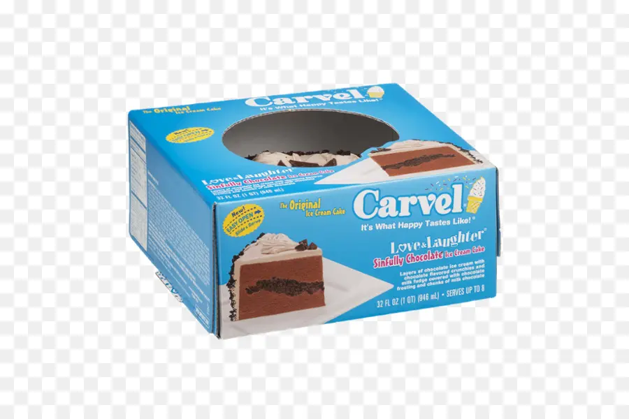 Carvel Dondurmalı Kek，Tatlı PNG