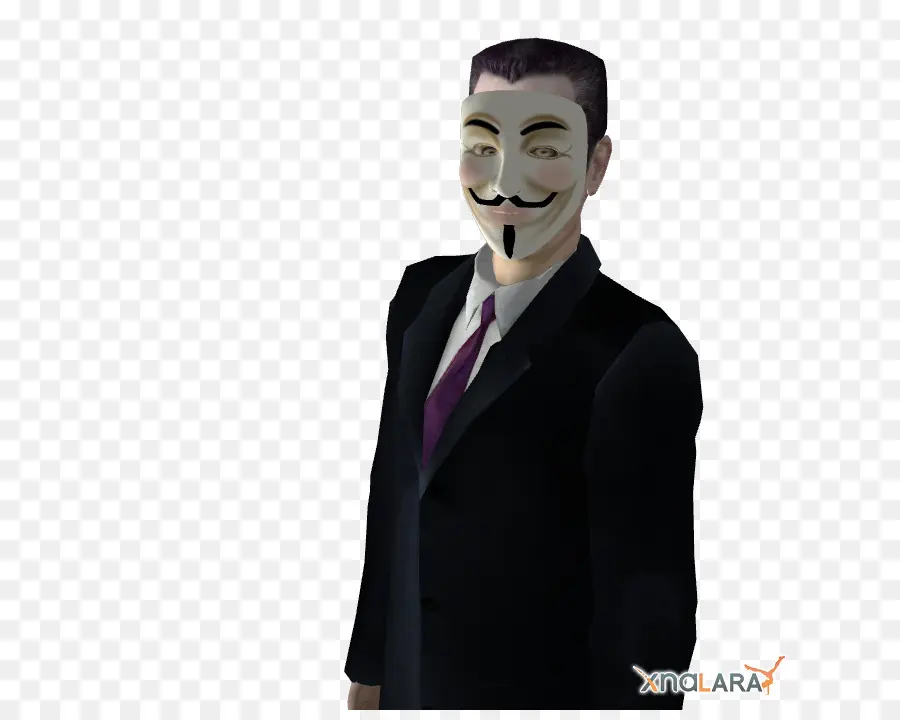 Guy Fawkes Maskesi，Anonim PNG