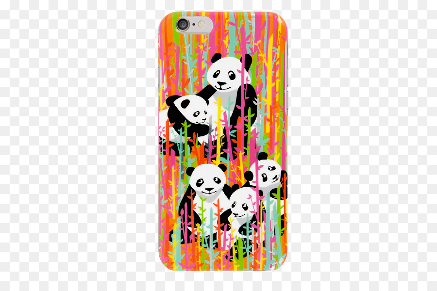 6 Iphone，Renkli Panda PNG