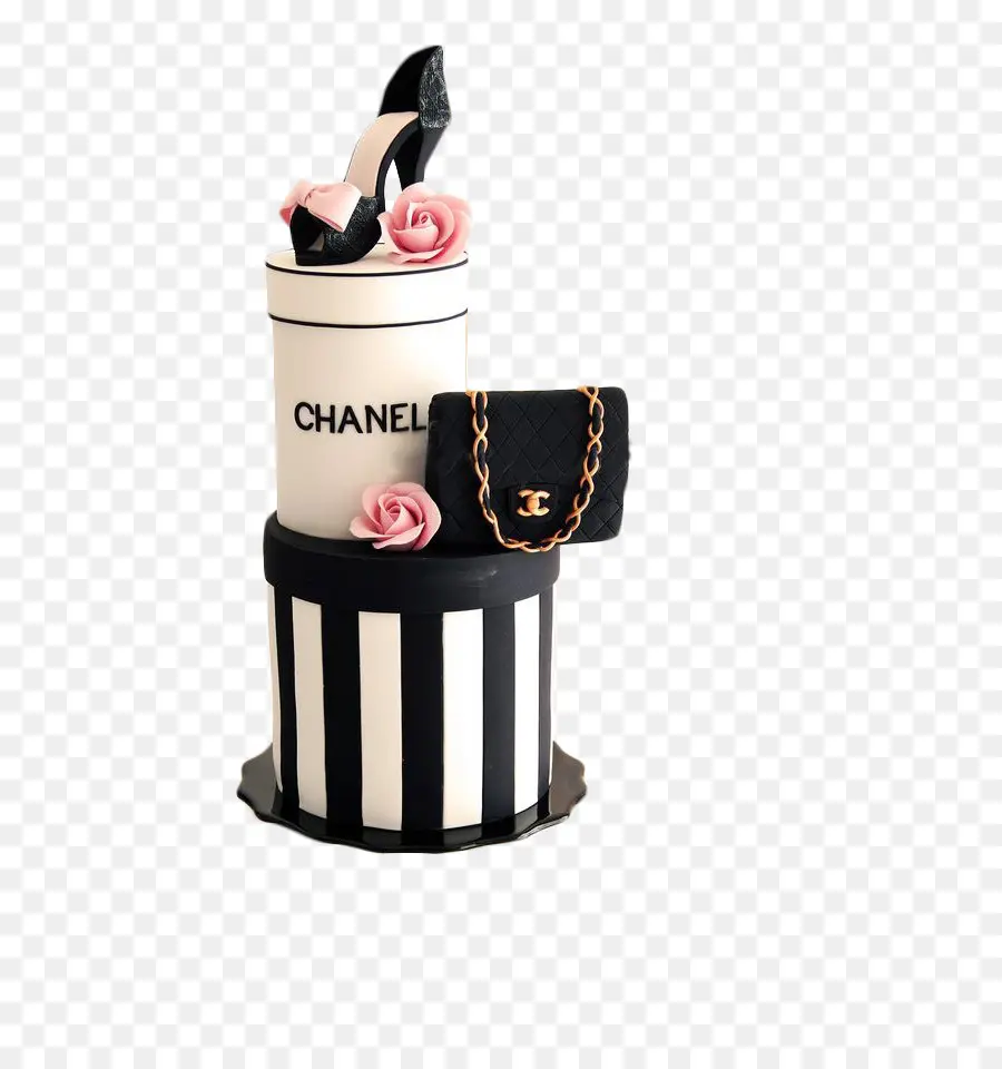 Chanel Temalı Pasta，Moda PNG