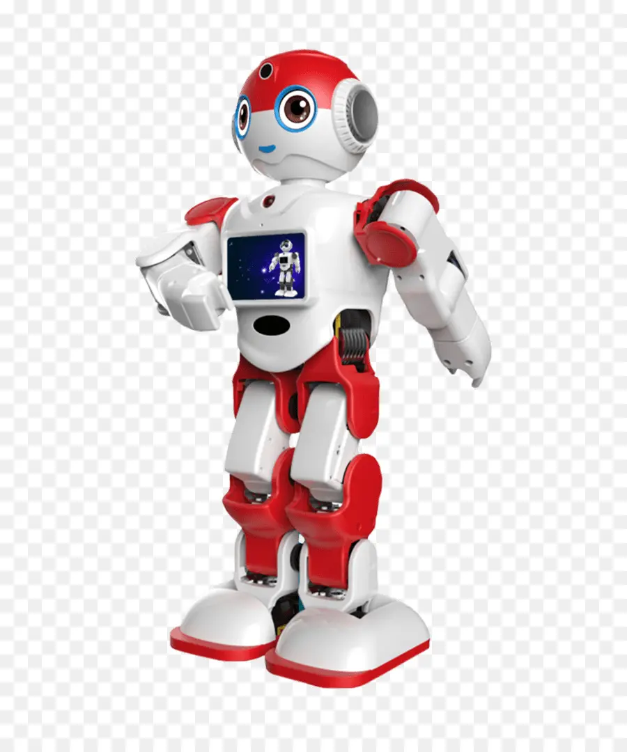 Mavi Ve Beyaz Robot，Teknoloji PNG